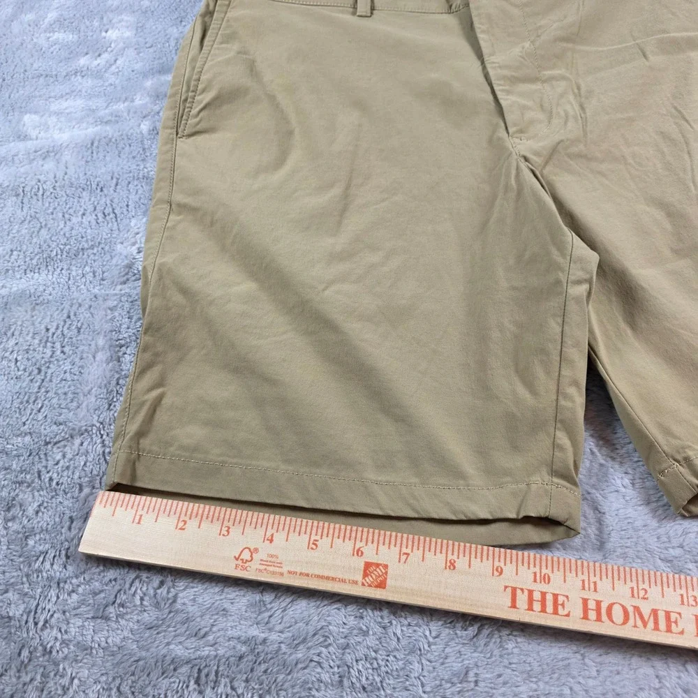 J.Crew Men 34 Khaki Tech Shorts Stretch 9" Inseam Re-Imagined Casual Golf - Picture 3 of 10